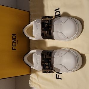 Authentic Fendi White Sneakers